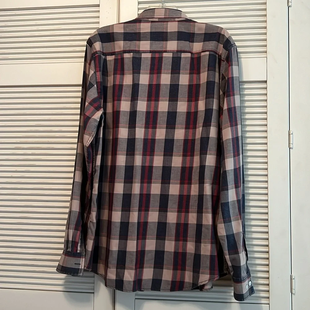 AMERICAN THREADS Plaid Shirt - Picture 2 of 7
